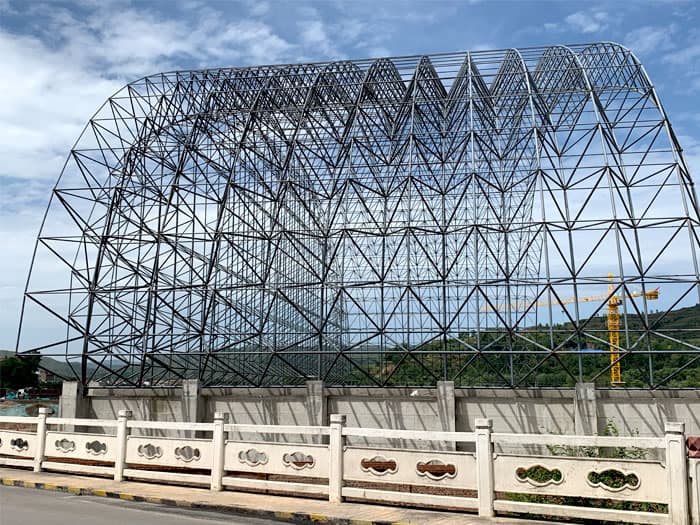 平凉仓库网架罩棚加工